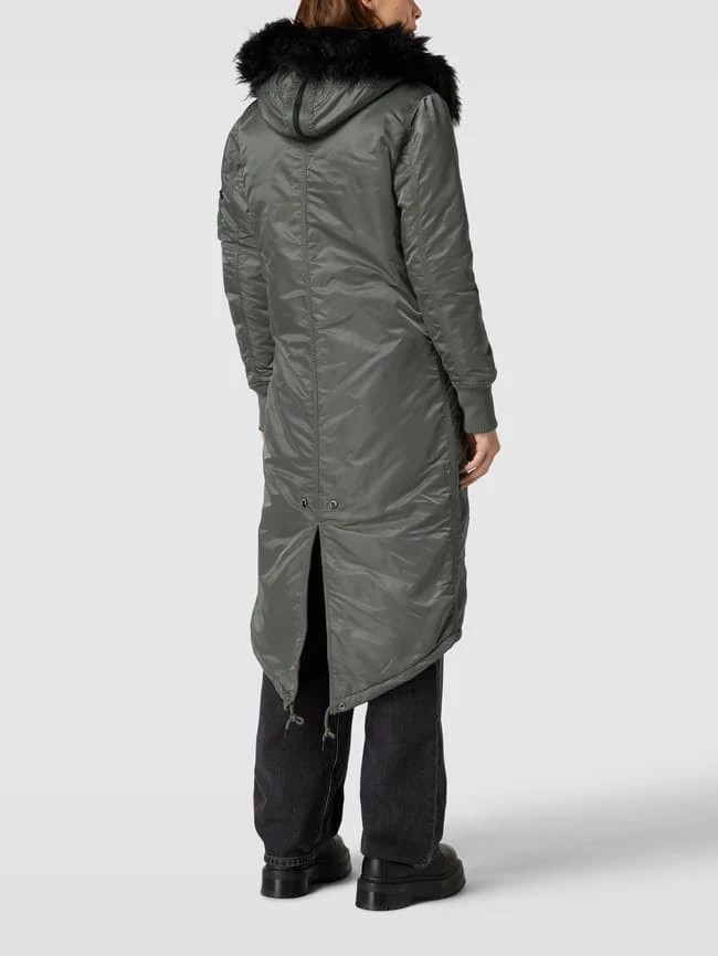Alpha Industries Parka Mit Label-Applikation Modell 'FISHTAIL' - Graphit 7 Alpha Industries Parka Mit Label-Applikation Modell 'FISHTAIL' - Graphit – Bild 5