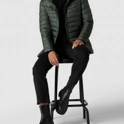 Gil Bret Steppjacke Mit Abnehmbarer Kapuze - Olivgrün