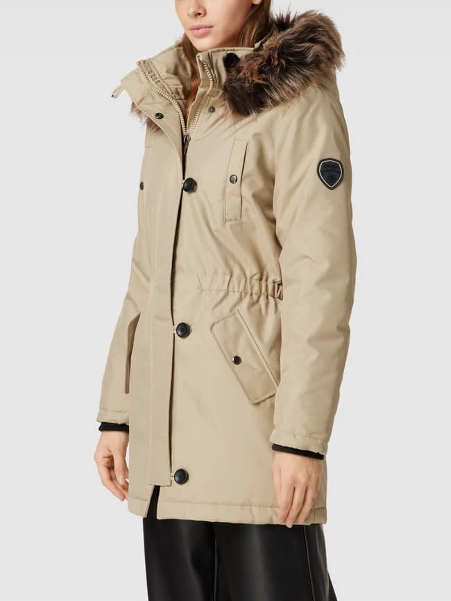 Only Parka Mit Kunstpelzkragen Modell 'ONLIRS' - Taupe 6 Only Parka Mit Kunstpelzkragen Modell 'ONLIRS' - Taupe – Bild 4