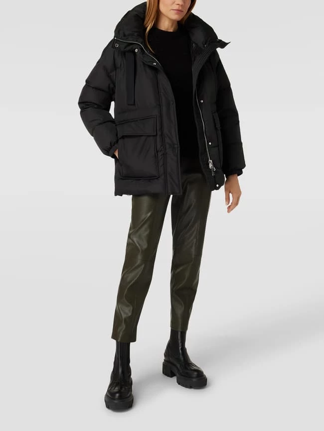 Marc O'Polo Oversized Daunenjacke Mit Stehkragen - Schwarz 3 Marc O'Polo Oversized Daunenjacke Mit Stehkragen - Schwarz