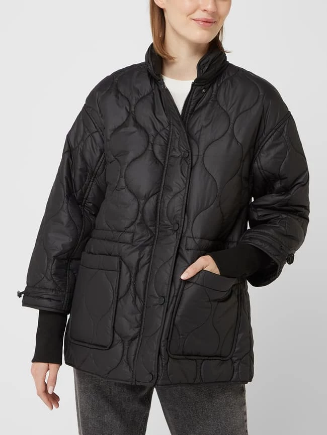 Fransa Steppjacke Mit Herausnehmbarer Kapuze - Schwarz 6 Fransa Steppjacke Mit Herausnehmbarer Kapuze - Schwarz – Bild 4