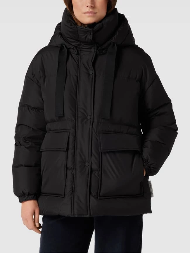 Marc O'Polo Oversized Daunenjacke Mit Stehkragen - Schwarz 6 Marc O'Polo Oversized Daunenjacke Mit Stehkragen - Schwarz – Bild 4
