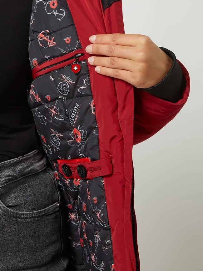 Wellensteyn Cucilla 382 Parka Mit Wattierung - Wasserdicht - Dunkelrot 8 Wellensteyn Cucilla 382 Parka Mit Wattierung - Wasserdicht - Dunkelrot – Bild 6