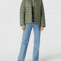 ONLY CARMAKOMA Steppjacke Mit Stehkragen Modell 'CARTAHOE' - Grün