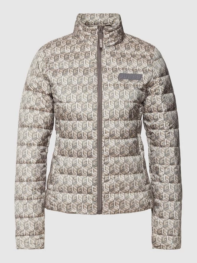 Guess Activewear Steppjacke Mit Allover-Muster Modell 'EIREEN' - Hellgrau 4 Guess Activewear Steppjacke Mit Allover-Muster Modell 'EIREEN' - Hellgrau – Bild 2