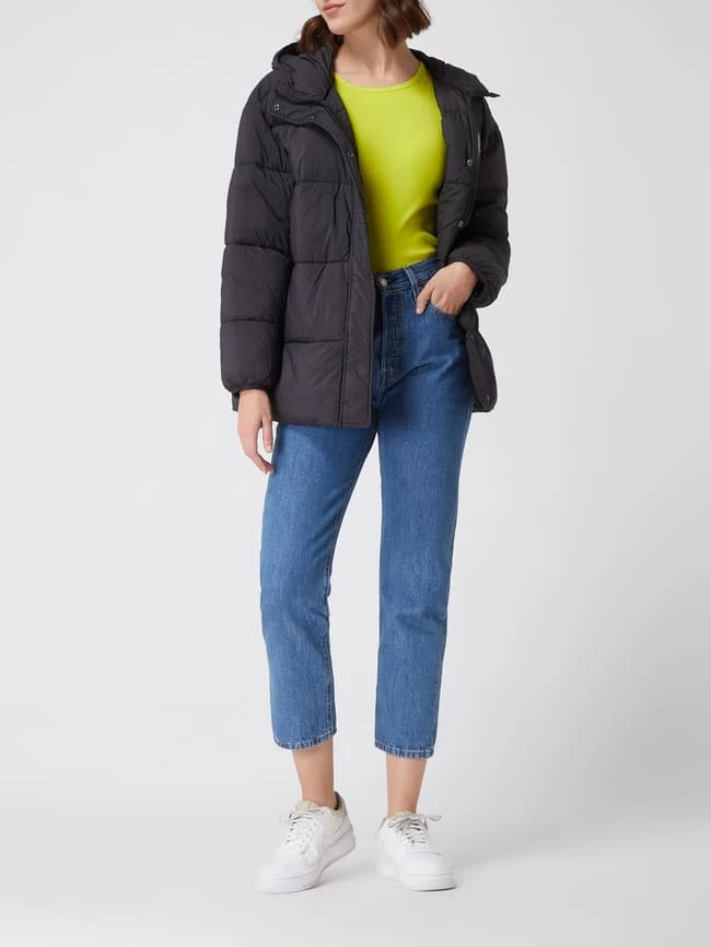 Jake*s Casual Steppjacke Mit Kapuze - Schwarz 3 Jake*s Casual Steppjacke Mit Kapuze - Schwarz