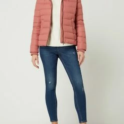 Tommy Jeans Daunenjacke Mit Webpelz - Altrosa