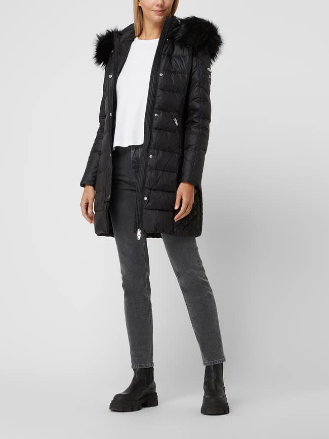 ROCKANDBLUE Daunenjacke Mit Webpelz Modell 'Beam' - Schwarz 3 ROCKANDBLUE Daunenjacke Mit Webpelz Modell 'Beam' - Schwarz