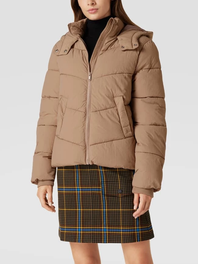 Pieces Steppjacke Mit Kapuze - Taupe 6 Pieces Steppjacke Mit Kapuze - Taupe – Bild 4