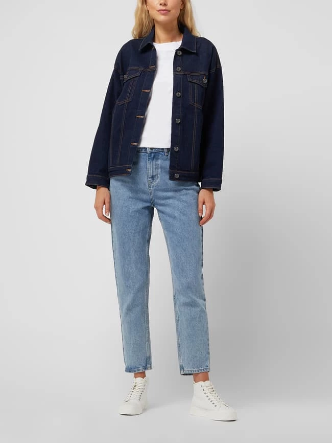 S.Oliver RED LABEL Oversized Jeansjacke Aus Baumwoll-Elasthan-Mix - Blau 3 S.Oliver RED LABEL Oversized Jeansjacke Aus Baumwoll-Elasthan-Mix - Blau