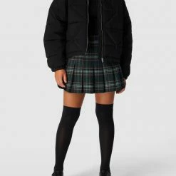 Gina Tricot Steppjacke Mit Stehkragen - Schwarz