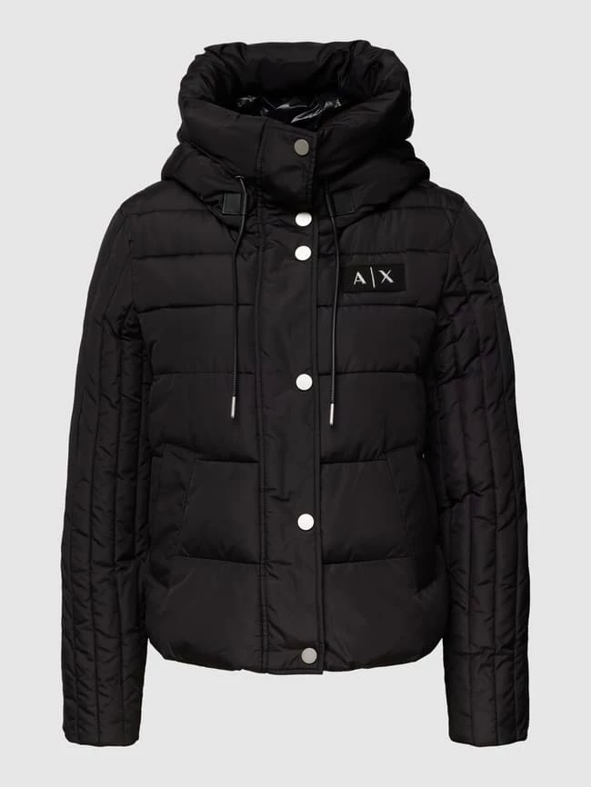 ARMANI EXCHANGE Steppjacke Mit Label-Stitching - Schwarz 4 ARMANI EXCHANGE Steppjacke Mit Label-Stitching - Schwarz – Bild 2