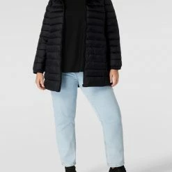 ONLY CARMAKOMA PLUS SIZE Steppjacke Mit Seitlichen Eingrifftaschen - Schwarz