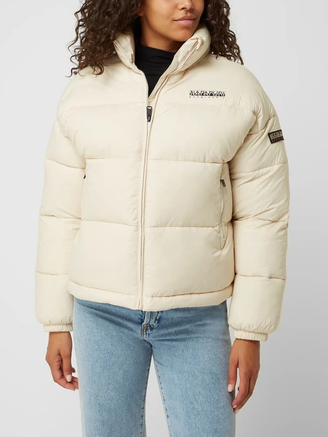Napapijri Steppjacke Mit überschnittenen Schultern - Ecru 6 Napapijri Steppjacke Mit überschnittenen Schultern - Ecru – Bild 4