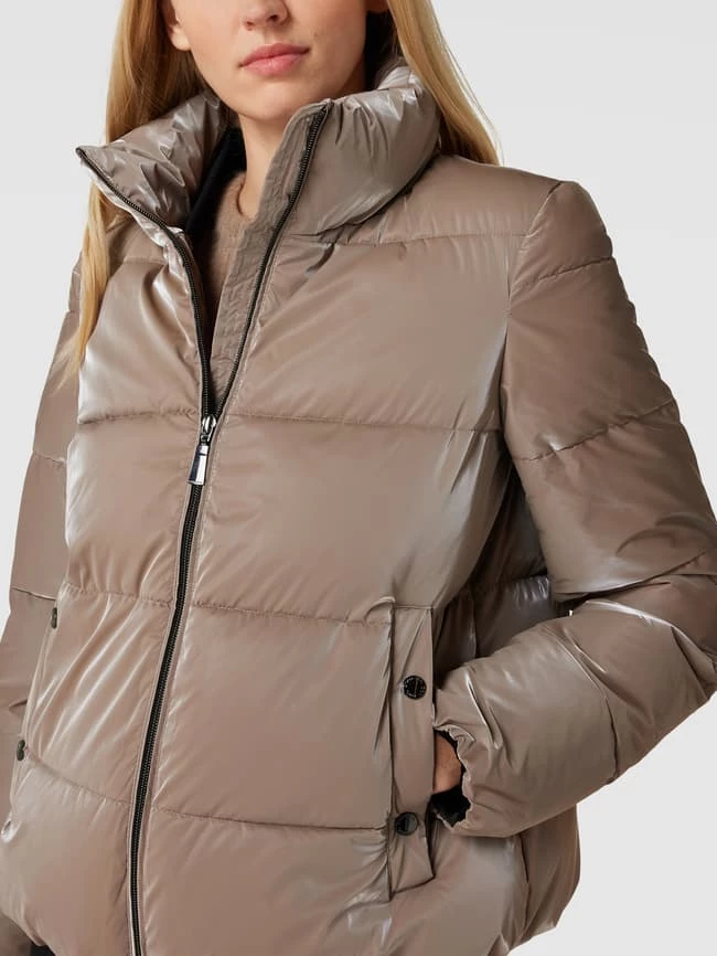 Comma Steppjacke Mit Stehkragen - Taupe 5 Comma Steppjacke Mit Stehkragen - Taupe – Bild 3