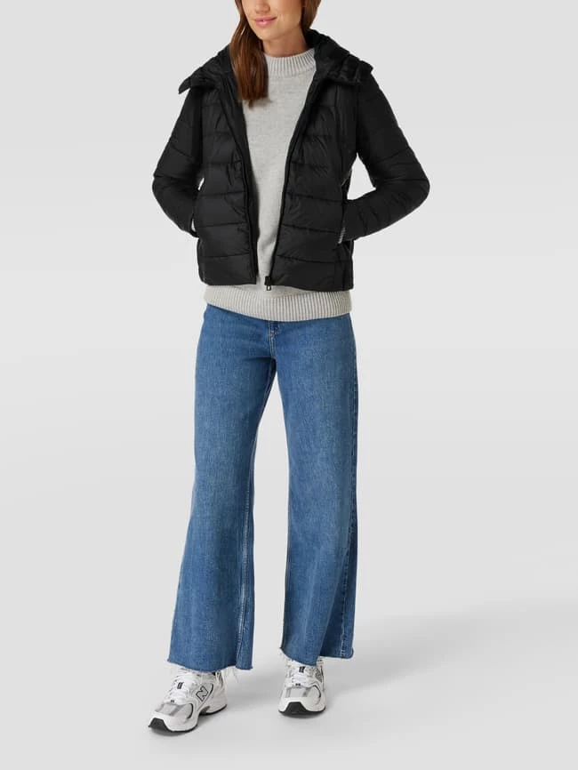 Marc O'Polo Steppjacke Mit Seitlichen Knopfleisten - Schwarz 3 Marc O'Polo Steppjacke Mit Seitlichen Knopfleisten - Schwarz