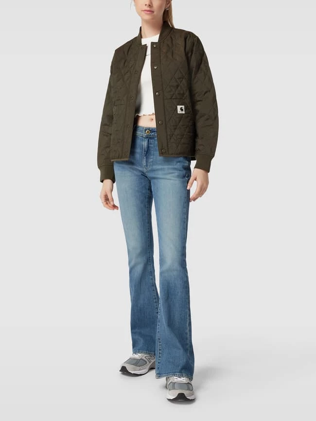 Carhartt Work In Progress Bomberjacke In Stepp-Optik Modell 'FARROW' - Olivgrün 3 Carhartt Work In Progress Bomberjacke In Stepp-Optik Modell 'FARROW' - Olivgrün