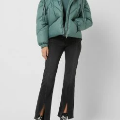 Tom Tailor Denim Steppjacke Mit Kapuze - Wasserabweisend - Bottle