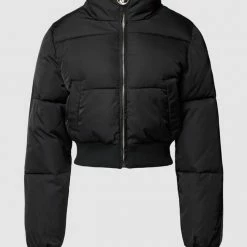 Juicy Couture Cropped Steppjacke Mit Ziersteinen - Schwarz