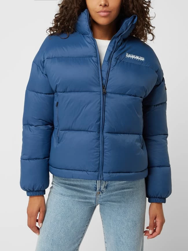 Napapijri Steppjacke Mit überschnittenen Schultern - Petrol 6 Napapijri Steppjacke Mit überschnittenen Schultern - Petrol – Bild 4