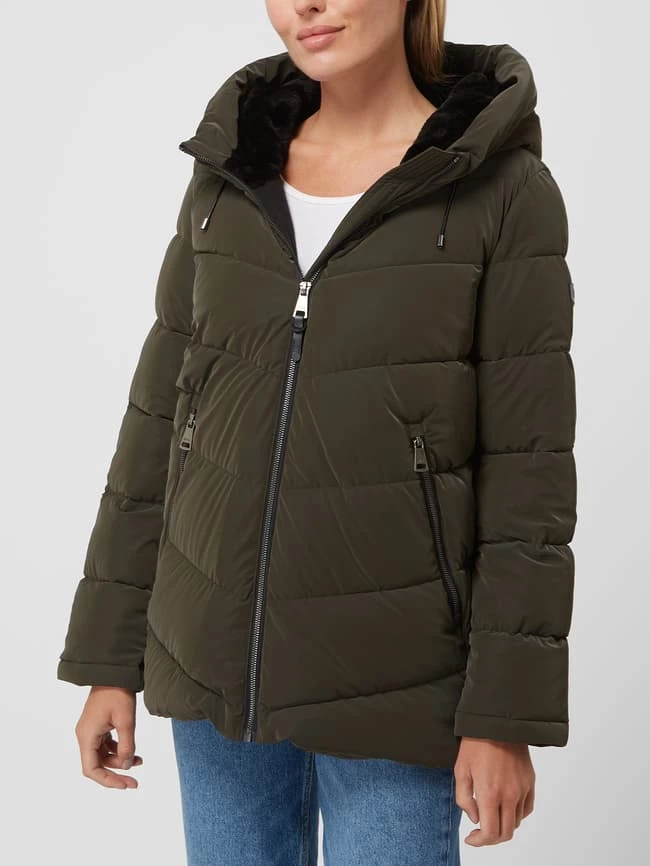 DKNY Steppjacke Mit Kapuze - Khaki 6 DKNY Steppjacke Mit Kapuze - Khaki – Bild 4