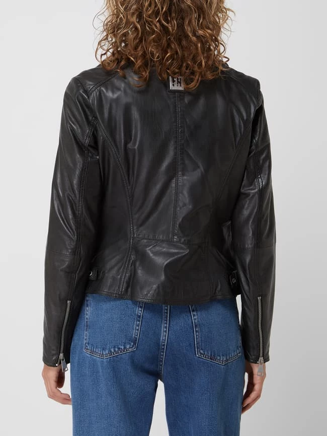 Freaky Nation Lederjacke Im Biker-Look Modell 'Winter Biker Princess' - Schwarz 7 Freaky Nation Lederjacke Im Biker-Look Modell 'Winter Biker Princess' - Schwarz – Bild 5