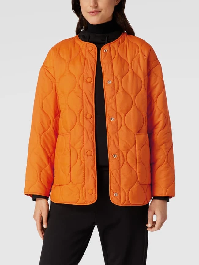 Rich & Royal Steppjacke Mit Eingrifftaschen - Orange 6 Rich & Royal Steppjacke Mit Eingrifftaschen - Orange – Bild 4