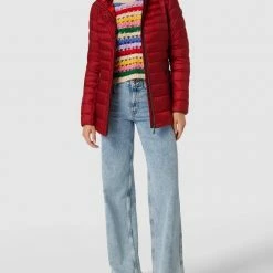 Gil Bret Steppjacke Mit Abnehmbarer Kapuze - Rot