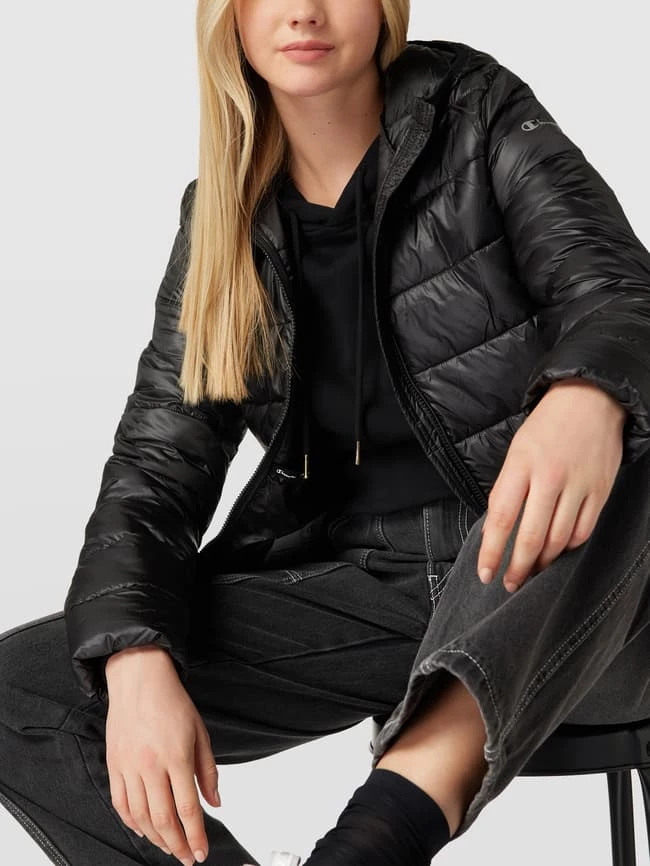 CHAMPION Steppjacke Mit Kapuze - Schwarz 5 CHAMPION Steppjacke Mit Kapuze - Schwarz – Bild 3