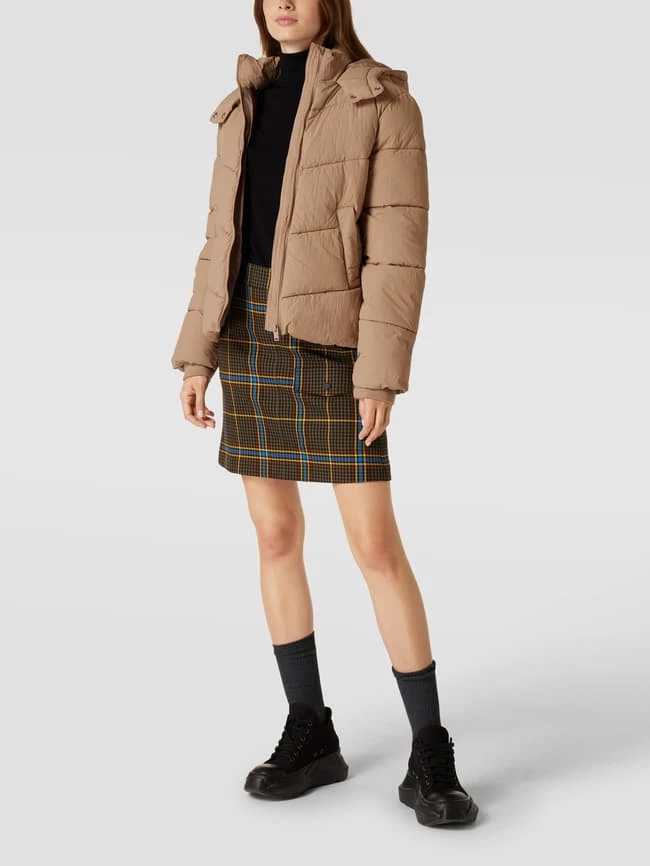 Pieces Steppjacke Mit Kapuze - Taupe 3 Pieces Steppjacke Mit Kapuze - Taupe