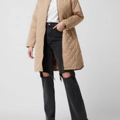 Selected Femme Oversized Steppjacke Mit Stehkragen Modell 'Filly' - Camel