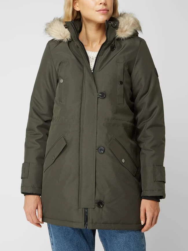Vero Moda Outdoor Parka Mit Webpelz Modell 'Storm' - Dunkelgrün 6 Vero Moda Outdoor Parka Mit Webpelz Modell 'Storm' - Dunkelgrün – Bild 4
