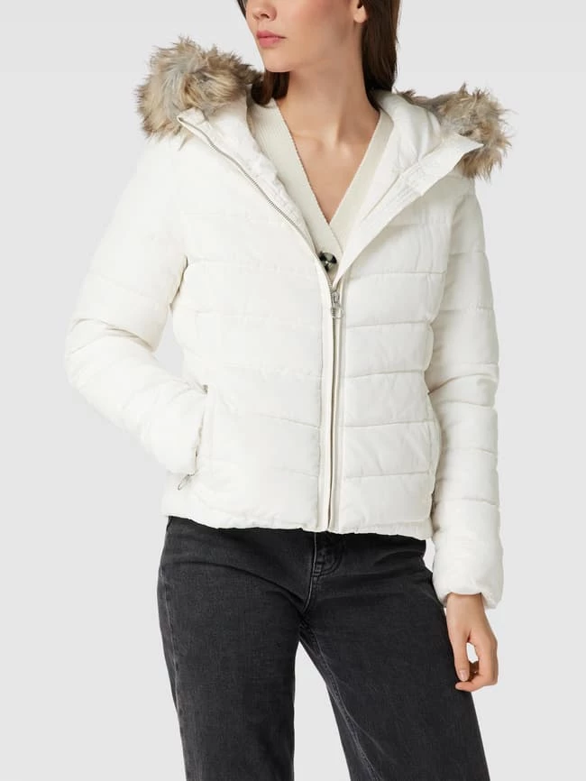 Only Steppjacke Mit Kunstpelzkragen Modell 'ELLAN' - Offwhite 6 Only Steppjacke Mit Kunstpelzkragen Modell 'ELLAN' - Offwhite – Bild 4