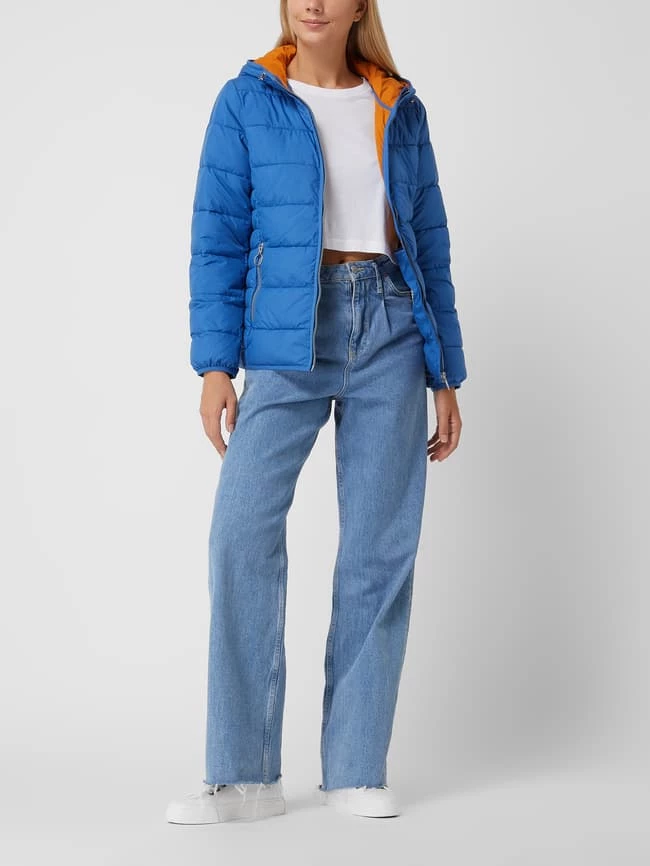 Edc By Esprit Steppjacke Mit Kapuze - Bleu 3 Edc By Esprit Steppjacke Mit Kapuze - Bleu