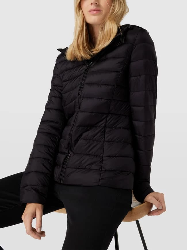 Montego Steppjacke Mit Kapuze Und Reißverschlusstaschen - Schwarz 5 Montego Steppjacke Mit Kapuze Und Reißverschlusstaschen - Schwarz – Bild 3