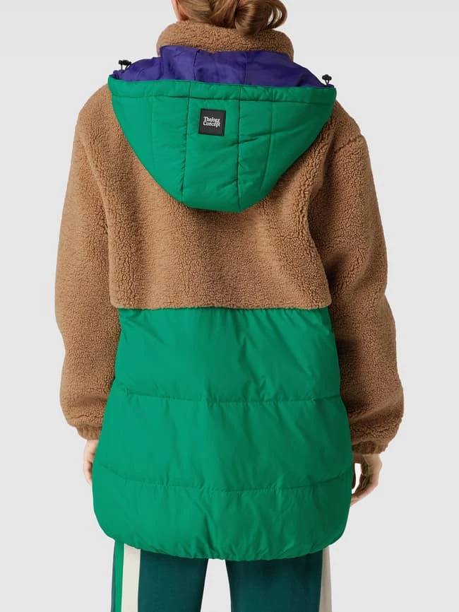TheJoggConcept Steppjacke Mit Teddyfellbesatz Modell 'AIDA' - Grün 7 TheJoggConcept Steppjacke Mit Teddyfellbesatz Modell 'AIDA' - Grün – Bild 5