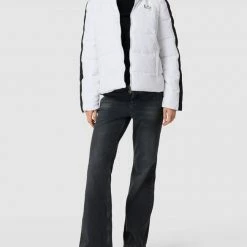 EA7 Emporio Armani Steppjacke Mit Label-Print Modell 'GIUBOTTO' - Offwhite
