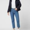 Tom Tailor Steppjacke Mit Webpelz - Marineblau