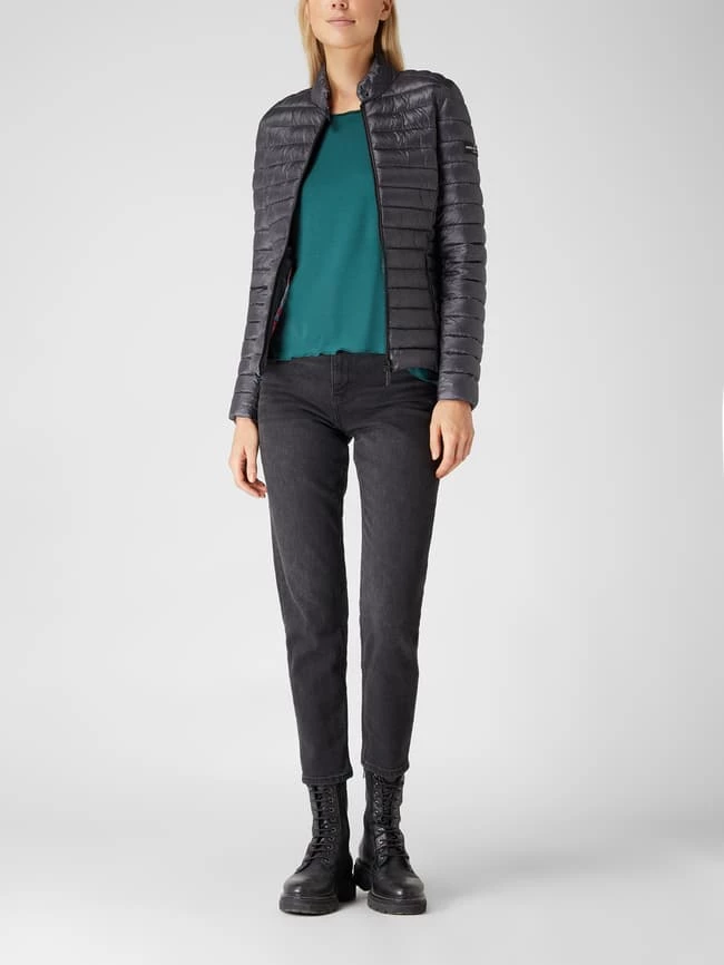 Frieda & Freddies Light-Steppjacke Mit Stehkragen - Winddicht - Anthrazit 3 Frieda & Freddies Light-Steppjacke Mit Stehkragen - Winddicht - Anthrazit