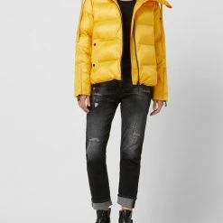 Replay Steppjacke Mit Stehkragen - Gelb