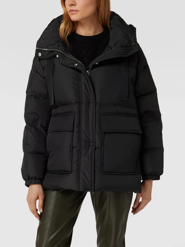 Marc O'Polo Oversized Daunenjacke Mit Stehkragen - Schwarz 6 Marc O'Polo Oversized Daunenjacke Mit Stehkragen - Schwarz – Bild 4