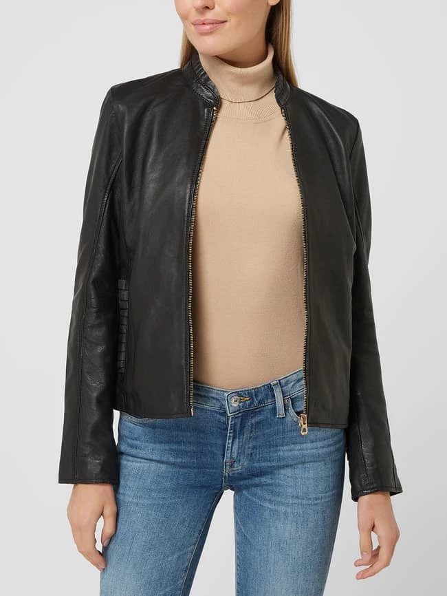 Gipsy Regular Fit Lederjacke Aus Lammleder - Schwarz 6 Gipsy Regular Fit Lederjacke Aus Lammleder - Schwarz – Bild 4