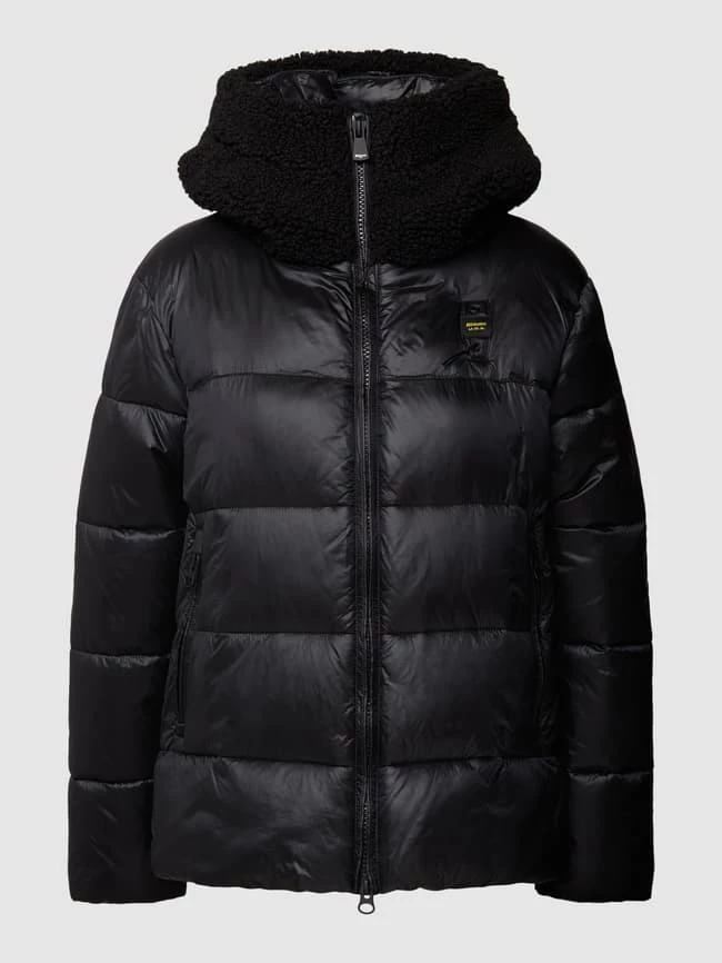 Blauer Usa Steppjacke Mit Kapuze - Schwarz 4 Blauer Usa Steppjacke Mit Kapuze - Schwarz – Bild 2