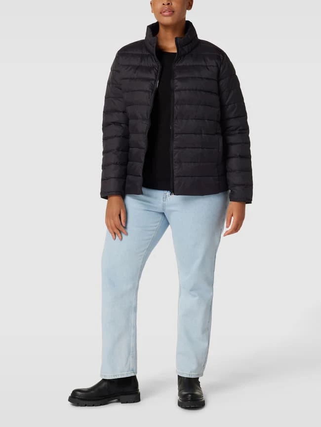 ONLY CARMAKOMA Steppjacke Mit Stehkragen Modell 'CARTAHOE' - Schwarz 3 ONLY CARMAKOMA Steppjacke Mit Stehkragen Modell 'CARTAHOE' - Schwarz