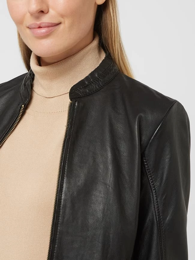 Gipsy Regular Fit Lederjacke Aus Lammleder - Schwarz 5 Gipsy Regular Fit Lederjacke Aus Lammleder - Schwarz – Bild 3