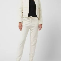 URBAN CLASSICS Jacke In Cord-Optik Modell 'Puffer' - Ecru