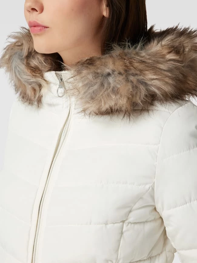 Only Steppjacke Mit Kunstpelzkragen Modell 'ELLAN' - Offwhite 5 Only Steppjacke Mit Kunstpelzkragen Modell 'ELLAN' - Offwhite – Bild 3