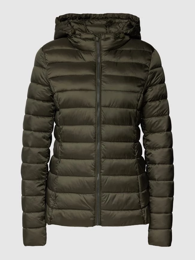 Montego Steppjacke Mit Kapuze Und Reißverschlusstaschen - Dunkelgrün 4 Montego Steppjacke Mit Kapuze Und Reißverschlusstaschen - Dunkelgrün – Bild 2