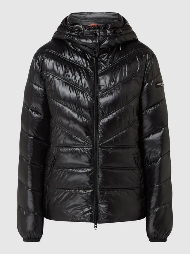 Frieda & Freddies Steppjacke Mit Abnehmbarer Kapuze - Schwarz 4 Frieda & Freddies Steppjacke Mit Abnehmbarer Kapuze - Schwarz – Bild 2