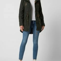 Ragwear Parka Mit Baumwoll-Anteil Modell 'Elsie' - Olivgrün